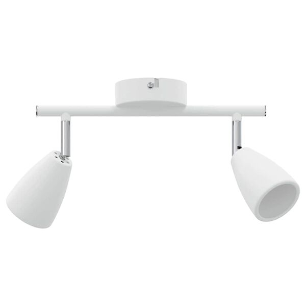 vidaXL Loftsspot med spotlights Hvid 25.5 x 8 x 16 cm Metal