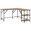 vidaXL Bord Artisan Egetr&aelig; 139 x 139 x 75 cm Konstrueret tr&aelig;
