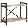 vidaXL Bogreol 60 x 30 x 50 cm Konstrueret tr&aelig; Sonoma eg