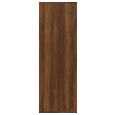 vidaXL skoreol 54x34x100,5 cm konstrueret træ brun egetræsfarve