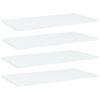 vidaXL boghylder 4 stk. 60x30x1,5 cm konstrueret tr&aelig; hvid