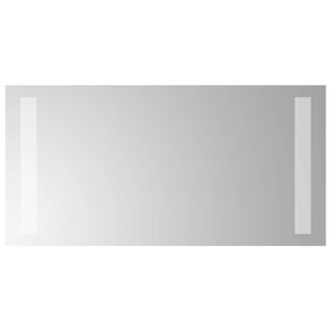 vidaXL badev&aelig;relsesspejl med LED-lys 20x40 cm