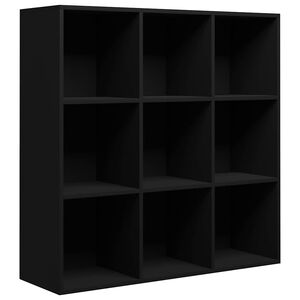 vidaXL bogreol 98x29x97,5 cm konstrueret tr&aelig; sort