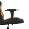 vidaXL gamingstol stof sort og orange