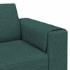 vidaXL Stue Sofa 3 pcs M&oslash;rkegr&oslash;n Polyester
