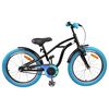 vidaXL B&oslash;rnecykel 18 tommer til 5-7 &aring;r gammel Sort