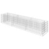 vidaXL gabion-h&oslash;jbed 270x50x50 cm galvaniseret st&aring;l