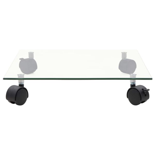 vidaXL plantevogn 2 stk. hærdet glas 35 x 35 cm firkantet