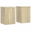 vidaXL plantestativer 2 stk. 20x20x30 cm konstrueret tr&aelig; sonoma-eg