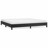vidaXL sengeramme 200x200 cm kunstl&aelig;der sort