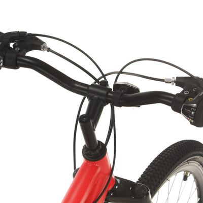 vidaXL mountainbike 21 gear 27,5 tommer hjul 42 cm rød