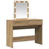 vidaXL Kl&aelig;deskab Artisan Egetr&aelig; 100 x 40 x 130 cm Konstrueret tr&aelig;