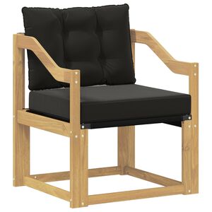 vidaXL Udend&oslash;rs sofa Massiv akacietr&aelig; og Textilene Hvid