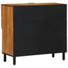 vidaXL Sideboard Naturfarvet 80 x 33,5 x 75 cm Massivt Akacietr&aelig;