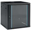 vidaXL v&aelig;gh&aelig;ngt netv&aelig;rksskab 12U IP20 19" 600x600x640 mm