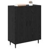 vidaXL Sideboard Sort eg 69,5 x 34 x 90 cm Konstrueret tr&aelig;