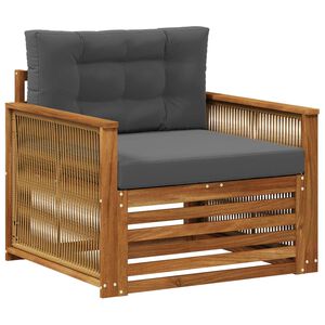 vidaXL Udend&oslash;rs Mellem Sofa Naturfarvet