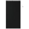 vidaXL Persienner Sort 140 x 250 cm 35 mm Massivt Paulownia Tr&aelig;