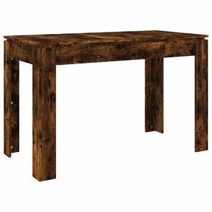 vidaXL spisebord 120x60x76 cm konstrueret tr&aelig; r&oslash;get egetr&aelig;sfarve