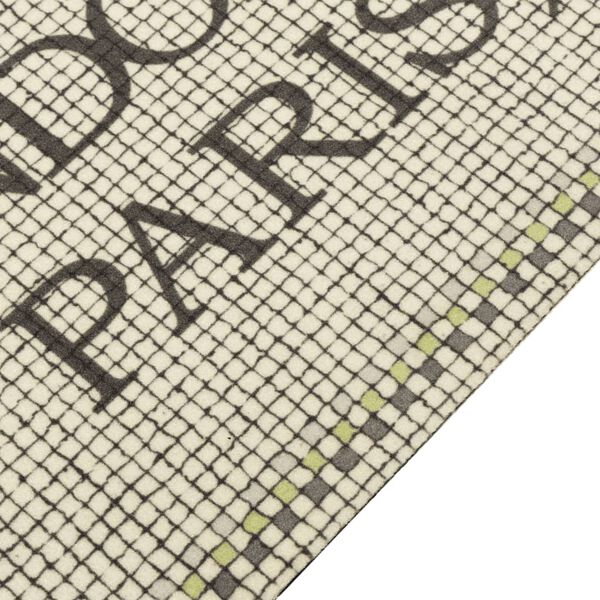 vidaXL køkkentæppe 60x180 cm hovedstæder vaskbart velour