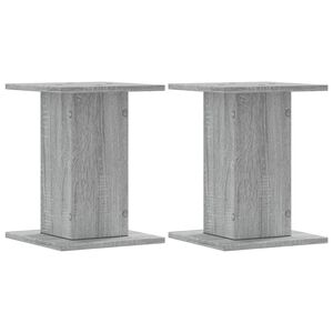 vidaXL plantestativer 2 stk. 30x30x40 cm konstrueret tr&aelig; gr&aring; sonoma-eg
