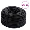 vidaXL hybrid luftslange 0,6" 20 m gummi og PVC sort