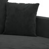 vidaXL 3-personers sofa 180 cm velour sort