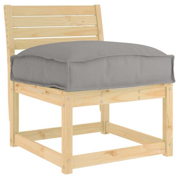 vidaXL Pude Gr&aring; 60 x 40 x 8 cm Oxford stof