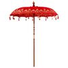 vidaXL Balinesisk Parasol R&oslash;d 185 x 185 x 260 cm