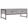 vidaXL sofabord 101x49x39,5 cm konstrueret tr&aelig; gr&aring; sonoma-eg