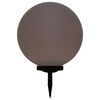 vidaXL LED-solcellelampe 50 cm rund RGB-farver