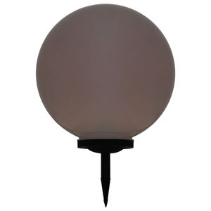 vidaXL LED-solcellelampe 50 cm rund RGB-farver