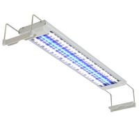 vidaXL LED-akvarielampe 50-60 cm IP67 aluminium