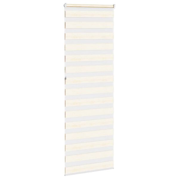 vidaXL zebragardin marmorbeige 90x230 cm stofbredde 85,9 cm polyester