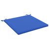 vidaXL S&aelig;depuder SOEST 100% polyester Kongelig bl&aring; 80 x 80 x 3 cm