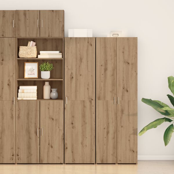 vidaXL Highboard Artisan Egetr&aelig; 45 x 42,5 x 185 cm