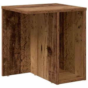 vidaXL Endebord Gammelt tr&aelig; 37 x 32 x 40 cm Konstrueret tr&aelig;