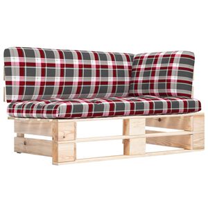 vidaXL hj&oslash;rnemodul til pallesofa impr&aelig;gneret fyrretr&aelig;