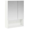 vidaXL Badev&aelig;relsesspejlskab Hvid 50 x 14,5 x 70 cm Konstrueret tr&aelig;
