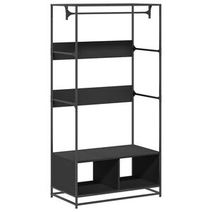 vidaXL kl&aelig;deskab 90x50x180 cm konstrueret tr&aelig;