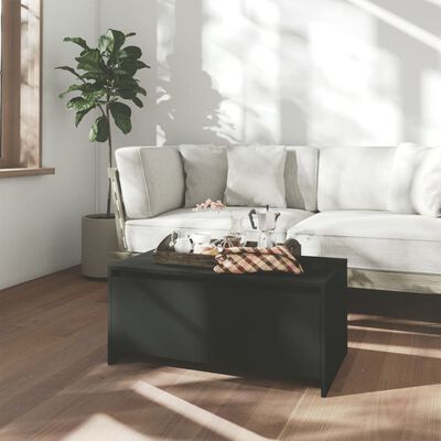 vidaXL sofabord 90x50x41,5 cm konstrueret træ sort