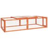 vidaXL kaninbur 183x90x46,5 cm massivt fyrretr&aelig;