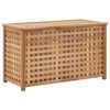 vidaXL vasket&oslash;jskurv 77,5 x 37,5 x 46,5 cm massivt valn&oslash;ddetr&aelig;