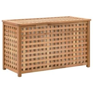 vidaXL vasket&oslash;jskurv 77,5 x 37,5 x 46,5 cm massivt valn&oslash;ddetr&aelig;