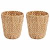 vidaXL Affaldspapirspande 2 stk. Vandhyacint 26 x 26 x 29 cm