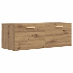 vidaXL V&aelig;gskab 100 x 36,5 x 35 cm Konstrueret tr&aelig; Artisan-eg