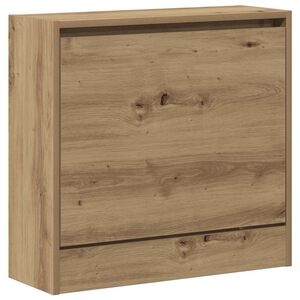 vidaXL Sko skab 60 x 21 x 57 cm Konstrueret tr&aelig; Artisan Egetr&aelig;