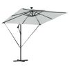 vidaXL Kantilever bananparasol Sandfarvet 249 x 249 x 250 cm