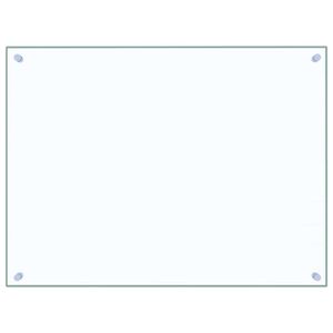 vidaXL st&aelig;nkplade 80x60 cm h&aelig;rdet glas gennemsigtig