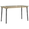 vidaXL Havem&oslash;bel Bord Naturfarvet 80 x 40 x 45 cm polyrattan